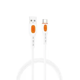 Кабель XO NB280 Jian Yan Series Type-C Data Cable 1M 3A Білий - мініатюра 3