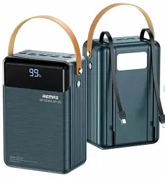 Портативна батарея Remax RPP-566 80000mAh Power Bank PD20W+QC22.5W Grey - мініатюра 2