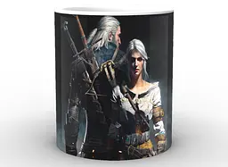 Кружка GeekLand The Witcher Відьмак Геральт і Цирі TW.02.026 - мініатюра 2