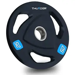Диск олімпійський THUNDER 25 кг (OLYMPIC-PLATE-25KG)