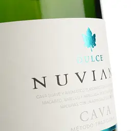 Ігристе вино Nuviana Cava Dulce біле солодке 0.75 л - мініатюра 3