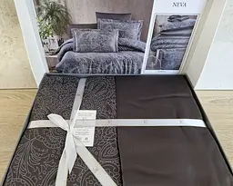 Турецька постільна білизна First Choice Cotton Satin Neva Polama євро - мініатюра 3