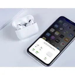Бездротові навушники XO F100 Bluetooth Earphone Sensor and Wireless Charging білі 6920680877706 - мініатюра 3