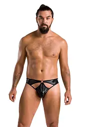 Сексуальні чоловічі стрінги Passion 033 Thong Paul L/XL чорний - мініатюра 2