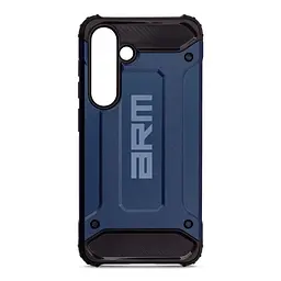 Чехол для Samsung Galaxy S24 5G (SM-S921), Panzer, синий, противоударный, бронированный, милитари, панель-накладка, защита всего корпуса, защита дисплея и камеры, термополиуретан (TPU) + поликарбонат (PC), ArmorStandart (ARM73721)