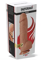 Фалоімітатор Hidden Desire Inferno 27 см (тілесний) - мініатюра 11