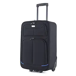Валіза Semi Line 20" (S) Black/Blue Lines (T5753-1)