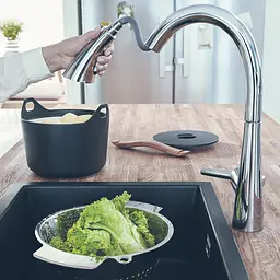 Змішувач для кухні сенсорний Grohe Zedra Touch 30219002, Хром - мініатюра 7