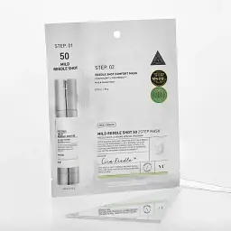 Двоетапна зміцнювальна тканинна маска для обличчя VT Cosmetics Reedle Shot 50, 2Step Mask 1.5 г +25 г
- мініатюра 2