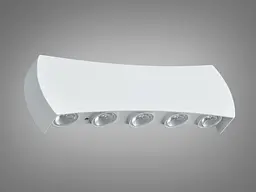 Фасадний LED світильник білий 4 промені 4 Вт - мініатюра 3