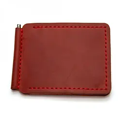 Шкіряний затиск для грошей Gofin 11.5х8.5 см acs0011998 - мініатюра 2