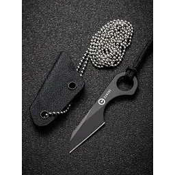 Ніж фіксований кишеньковий Civivi Gramis, (2.6 см) 14C28N / 14C28N чорний з чохлом - мініатюра 19
