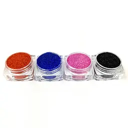 Набір гліттера для біо-тату «Базовий №1» glitter-set-4x-1, 4 кольори - мініатюра 2