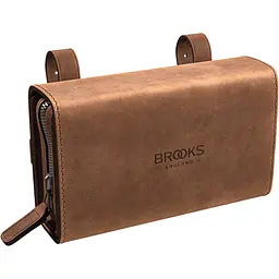 Сумка під сідло Brooks D-Shaped Tool Bag 1lt Коричневий (1007-009024) - мініатюра 2