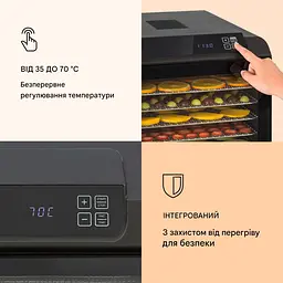 Дегідратор-сушарка для овочів фруктів м'яса Klarstein Arizona Jerky (10033020) - мініатюра 2
