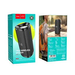 Портативна акустика Hoco HC4 Bella sports wireless speaker зі шнурком бездротова чорна - мініатюра 3