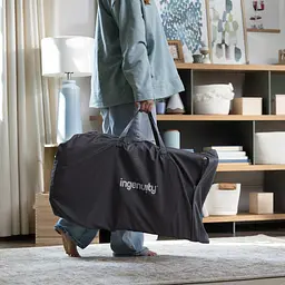 Шезлонг Ingenuity Parker-Chambray з технологією м’якого масажу Happy Belly синій (16854) - мініатюра 3