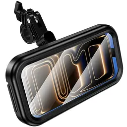 Вело- Мото- тримач Hoco H95 Bendito waterproof Black - мініатюра 4