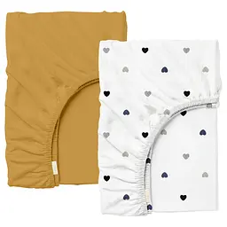 Набір простирадло на резинці 90х200 MUSTARD LOVE COSAS (4822052404744)