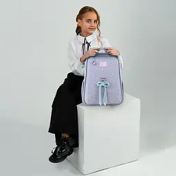 Рюкзак для початкової школи Kite Education каркасний 531 Lovely Сірий (K26-531M) - мініатюра 18