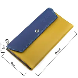 Гаманець жіночий ST Leather 18405 (SB42 - 2) річний синій - мініатюра 3