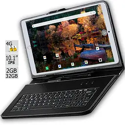 Планшет-телефон Hoozo MTPad116 LTE 2/32 4G Silver + Чохол-клавіатура - мініатюра 2