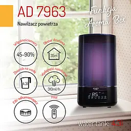 Зволожувач повітря Adler AD 7963 - мініатюра 10