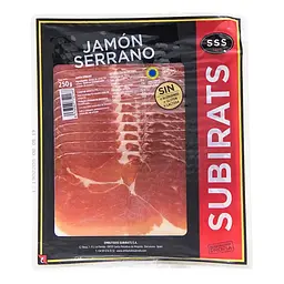 Хамон Subirats Jamon Serrano 250 г
