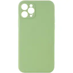 Силіконовий чохол Candy Full Camera для Apple iPhone 12 Pro Max (6.7) Фісташковий
