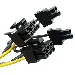 Кабель живлення для відеокарти ATX 6pin на 8pin (6+2), 50см (S0932)