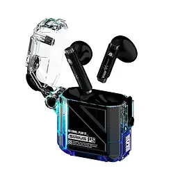 Навушники GravaStar TWS Sirius P5 BT 5.2 IPX4 Transparent Blue (GRAVASTARP5_XTAL_BLU_V2)