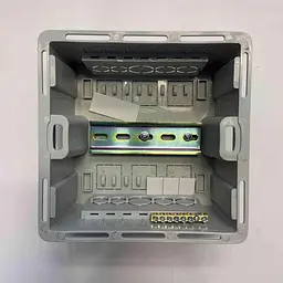 Бокс пластиковий СКІМ на 06 модулів вбудований IP40 білий прозора дверка ( С11902019 ) - мініатюра 8