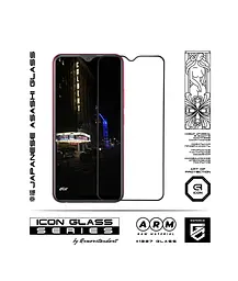 Захисне скло для VIVO Y11, Icon, 2.5D загартоване скло, повне проклеювання, глянсове, удароміцне, з олеофобним покриттям, сумісне з чохлами, міцність 9H, проста установка, ArmorStandart (ARM55990-GIC-BK) - мініатюра 2