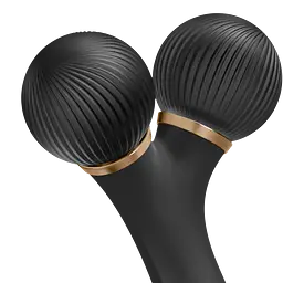 Електронний звуковий ролик для обличчя GESKE Sonic Facial Roller 4 в 1 сірий - мініатюра 2
