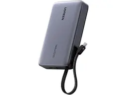 Зовнішній акумулятор (Power Bank) UGREEN PB551 20000mAh 145W Grey (55992)