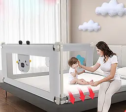 Бар'єр для ліжка 1.5 м Сірий