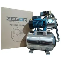 Насосна станція Zegor AU-AS-120S-24S 1,1 кВт 24 л 30412 - мініатюра 2