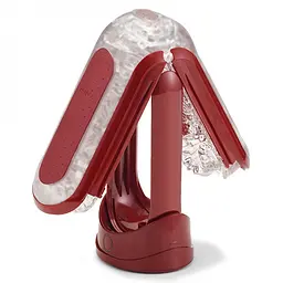 Мастурбатор Tenga Flip Zero Red + Flip Warming Set з підігрівом, 18х7 см (червоний) - мініатюра 5