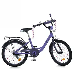 Велосипед дитячий MB 20043-1 колеса 20 дюймів, фіолетовий