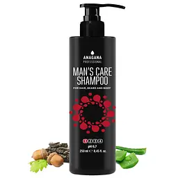 Шампунь Чоловічий догляд для волосся, бороди та тіла MAN'S CARE SHAMPOO ANAGANA 250 мл - мініатюра 2