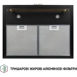 Витяжка купольна Perfelli K 62320 BL 700 LED Retro - мініатюра 4