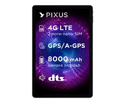 Планшет Pixus TITAN 11 8/128 GB LTE Android 15 Grey - мініатюра 2