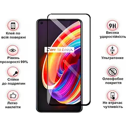 Захисне скло BeCover для Realme 7 Pro Black (705655) - мініатюра 3