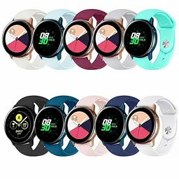 Універсальний ремінець Silicone Band для Xiaomi Amazfit Bip 20mm Black [45132] - мініатюра 2