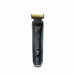 Тример Rowenta Forever Sharp Ultimate, для бороди, вусів, акум., насадок-10, 120 хв. використання, дисплей, сталь, синій - мініатюра 2