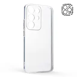 Прозрачный чехол для Realme C85 Pro 4G с защитой камеры, тонкий, силиконовый, бесцветный, ударостойкий, противоударный бампер с закрытой камерой, ArmorStandart (ARM89906) - мініатюра 2