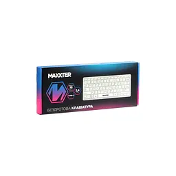 Клавіатура Maxxter KBW-C01S-UA Wireless UA White (KBW-C01S-UA) - мініатюра 5