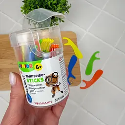 Дитячі флосери Prokudent Junior 6+, невощені, 32 шт - мініатюра 2