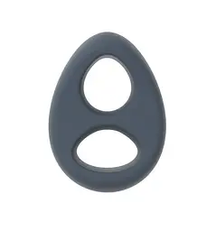 Ерекційне кільце Dorcel Liquid-Soft Teardrop 7 см сірий - мініатюра 3