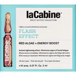Ампула для шкіри обличчя La Cabine Flash Effect з миттєвим ліфтинг-ефектом 2 мл - мініатюра 2